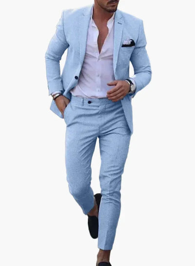 Fato de verão slim fit para homem