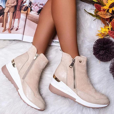 Botins com fecho de correr