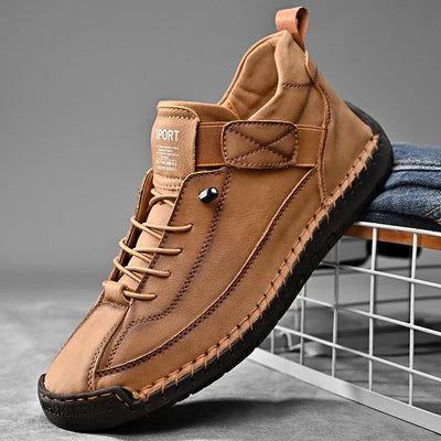Scarpe uomo stringate basse effetto pelle texturizzato