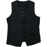 Abito Elegante Uomo Tre Pezzi con Gilet e Tessuto Testurizzato