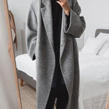 Cely | Casaco oversize confortável com dupla abotoamento