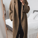 Cely | Casaco oversize confortável com dupla abotoamento
