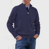 Hermann | Elegante camisola de homem com meio fecho