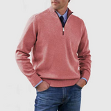 Hermann | Elegante camisola de homem com meio fecho