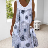 LEILANY | Vestido de verão sem mangas para mulher curvy