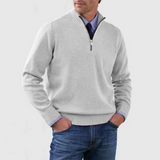 Hermann | Elegante camisola de homem com meio fecho