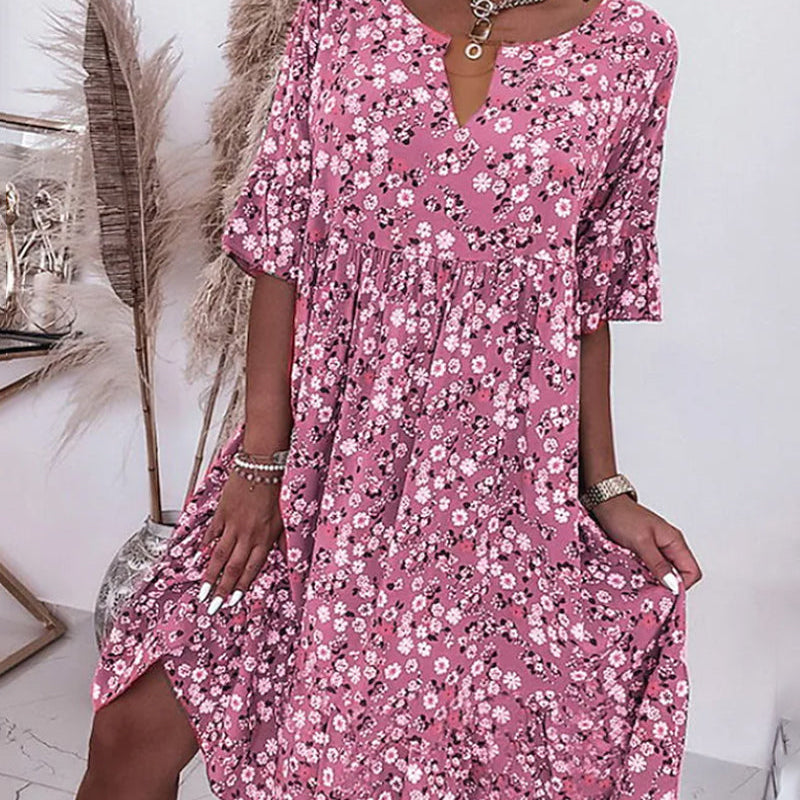 DAISY | Abito midi a fiori