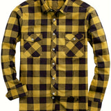 David | Camisa de flanela aos quadrados