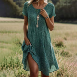 CHERYL | Vestido de verão vintage de senhora com design leve