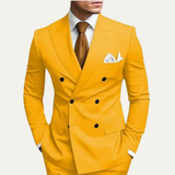 Abito Elegante Uomo Doppiopetto con Giacca e Pantaloni