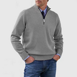 Hermann | Elegante camisola de homem com meio fecho