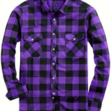David | Camisa de flanela aos quadrados