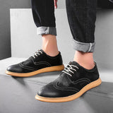 Scarpe Oxford casual da uomo in suede con lacci