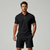 Completo Estivo Uomo con Polo Testurizzata e Pantaloncini