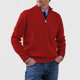 Hermann | Elegante camisola de homem com meio fecho