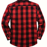 David | Camisa de flanela aos quadrados