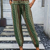 Amelie | Calças de cintura subida em estilo boho-chic