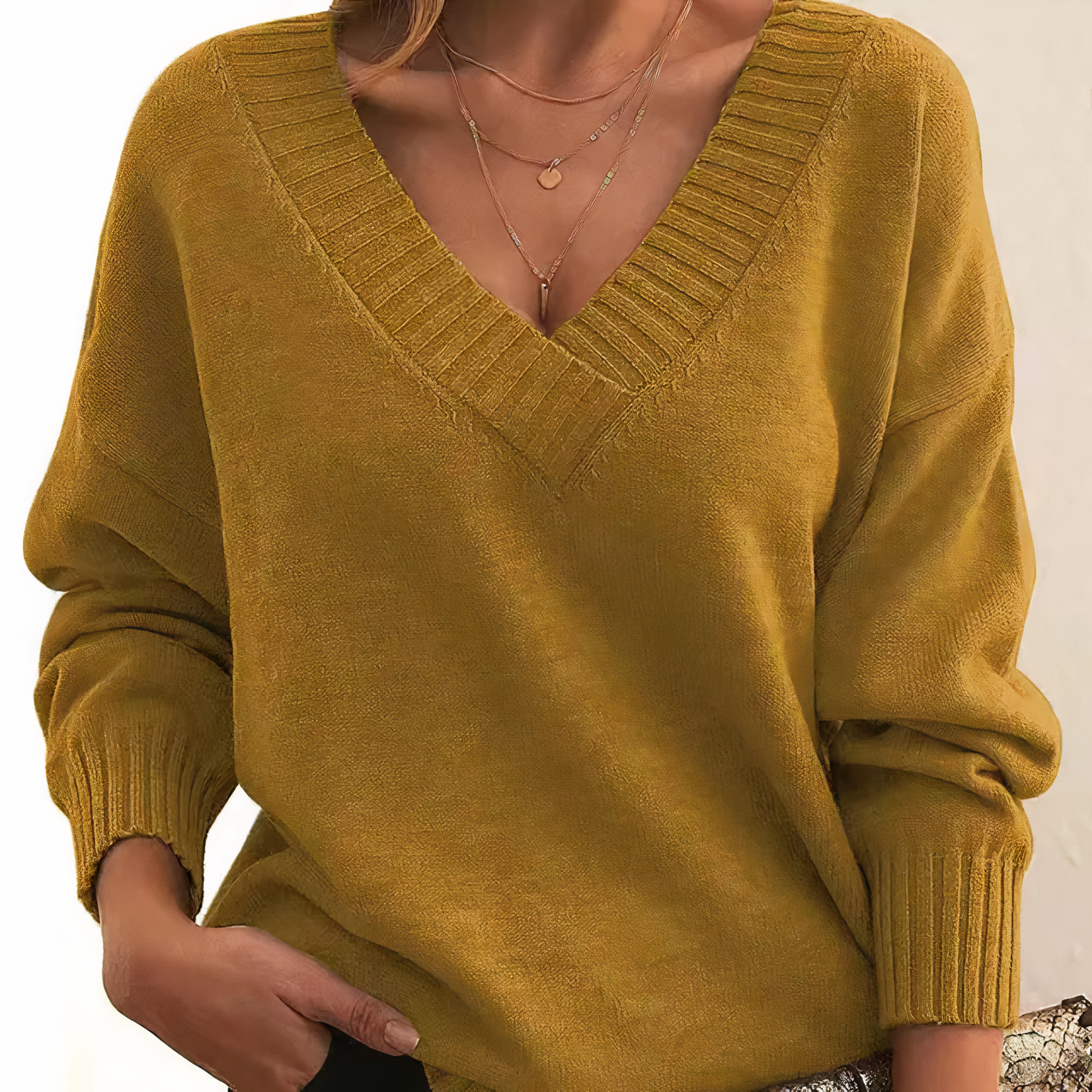 Jell | Camisola com decote em V