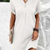 CANDICE | Vestido elegante com decote em V