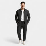 Completo Casual Elegante Uomo con Blazer e Pantaloni Coordinati