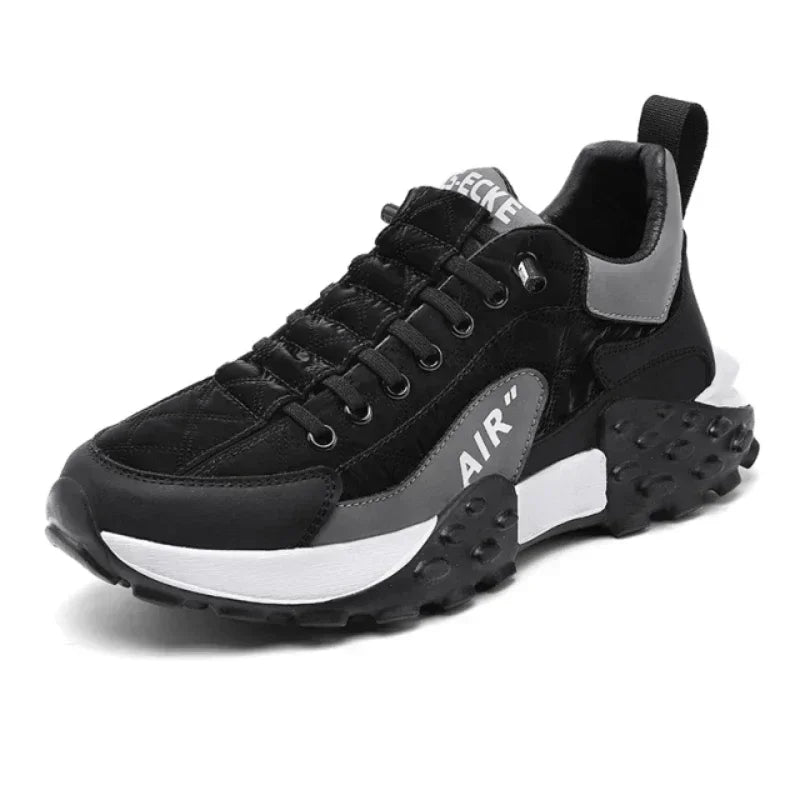 Scarpe Sportive Uomo con Lacci e Suola Spessa Scolpita