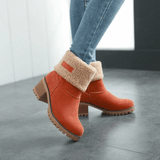 Botas de senhora dobráveis, macias e impermeáveis