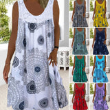 LEILANY | Vestido de verão sem mangas para mulher curvy