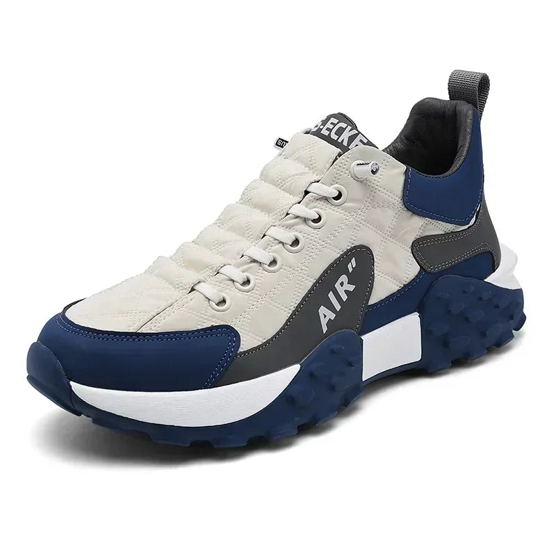 Scarpe Sportive Uomo con Lacci e Suola Spessa Scolpita