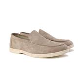 Mocassini uomo slip-on in camoscio sintetico