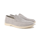 Mocassini uomo slip-on in camoscio sintetico
