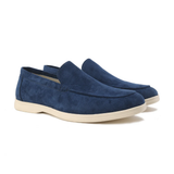 Mocassini uomo slip-on in camoscio sintetico
