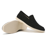 Mocassini uomo slip-on in camoscio sintetico