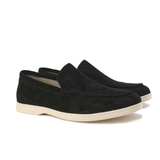 Mocassini uomo slip-on in camoscio sintetico