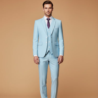 Abito Elegante Uomo Tre Pezzi con Gilet e Giacca Sartoriale