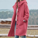 Casaco de inverno elegante, quente e à moda