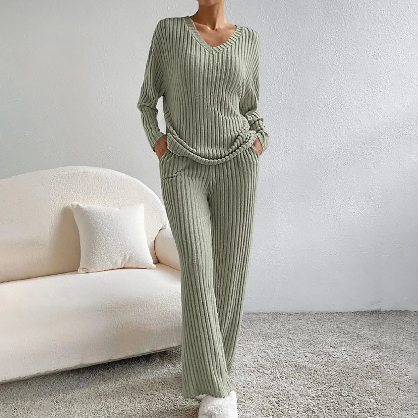 Bora | Completo due pezzi in maglia, comodo ed elegante