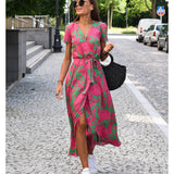 MADISON | Vestido com decote em V e detalhe de laço