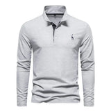 JARREN | Polo de manga comprida para homem