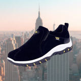 Sneakers slip-on da uomo effetto scamosciato