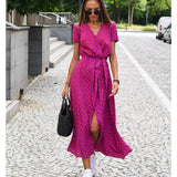 MADISON | Vestido com decote em V e detalhe de laço