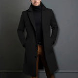 Cappotto Uomo Elegante Monopetto con Revers Classici