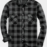 David | Camisa de flanela aos quadrados