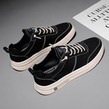 Sneakers basse uomo effetto pelle con lacci