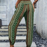 Amelie | Calças de cintura subida em estilo boho-chic