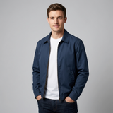 Giacca Uomo Casual con Colletto Classico e Zip