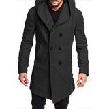 Calix | Sobretudo comprido para homem, corta-vento