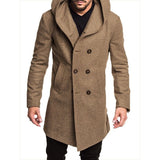 Calix | Sobretudo comprido para homem, corta-vento