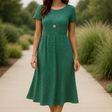 CHERYL | Vestido de verão vintage de senhora com design leve