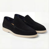 Mocassini slip-on da uomo in camoscio