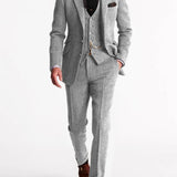 Abito tre pezzi uomo slim fit monopetto